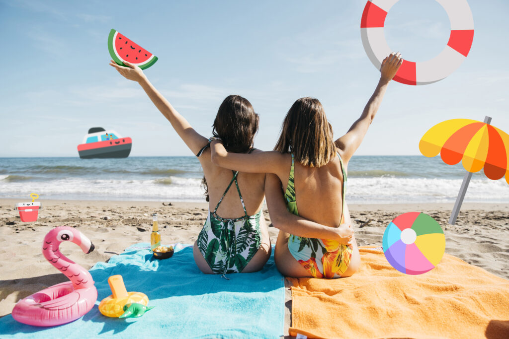 Semana Santa en la playa en México.